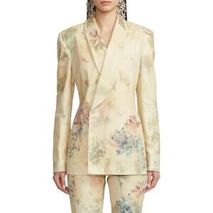 Ralph Lauren Purple Label Nelson Blazer Womens Large Double Breasted Made Italy